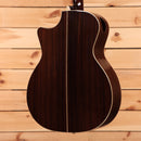 Eastman AC822CE acoustic guitar natural finish with white binding and cutaway body