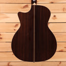 Eastman AC822CE natural acoustic guitar with rosewood back and center stripe detail