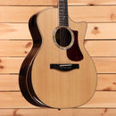 Eastman AC822CE natural acoustic guitar with venetian cutaway and dark mahogany back