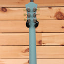 Eastman T60TV semi-hollow body electric guitar faded blue with chrome tuning machines