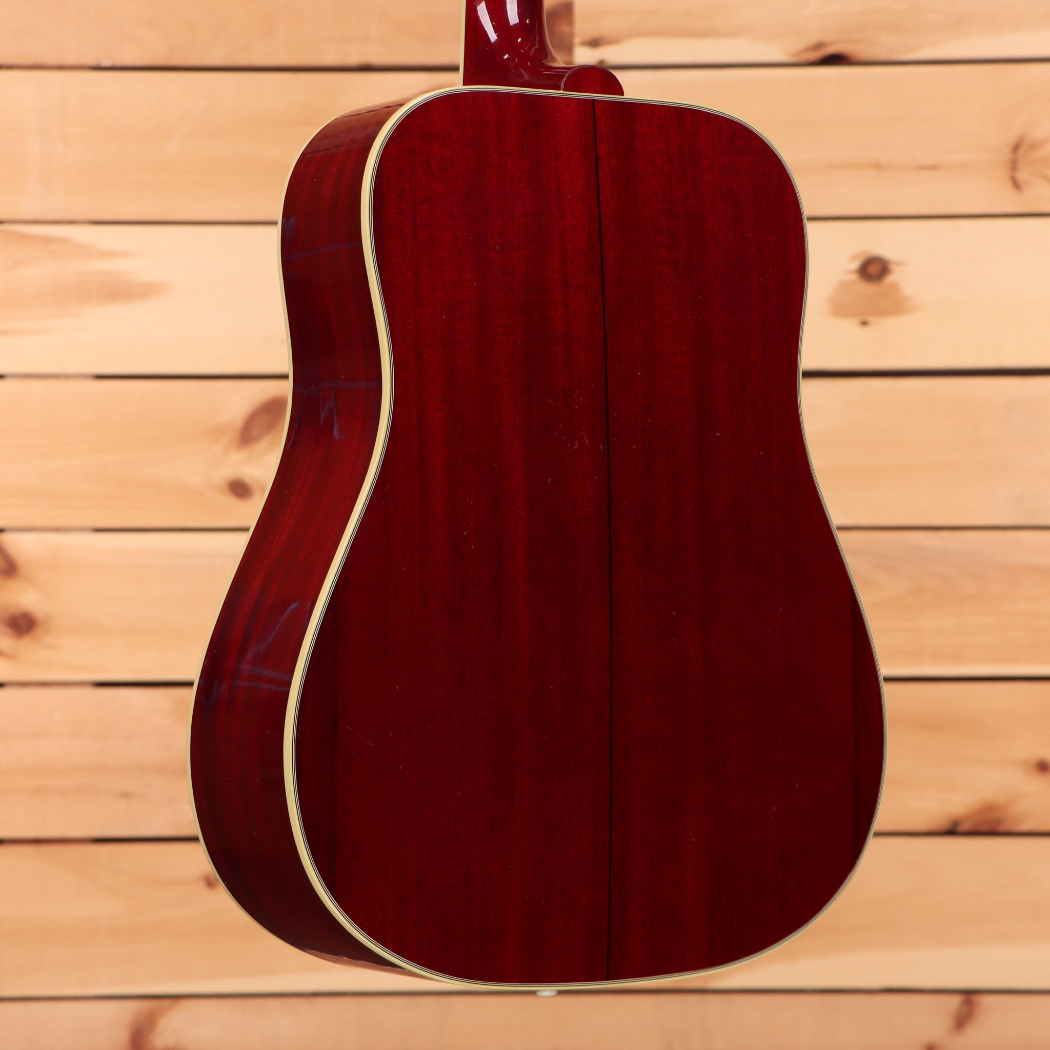 Gibson 1963 Country Western dreadnought acoustic guitar heavy-aged smoked natural finish with cream binding