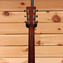 Martin DE Retro Plus acoustic-electric guitar Aging Toner mahogany neck rear headstock view with chrome tuners