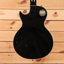 Pre-owned Gibson 1957 Les Paul Custom Reissue VOS electric guitar Ebony with gold hardware and binding