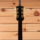 Pre-owned Gibson 1957 Les Paul Custom Reissue VOS electric guitar Ebony with gold hardware and humbuckers