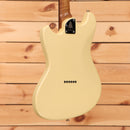 Treetone Stella electric guitar Vintage White Telecaster-style body with roasted maple neck shown from rear