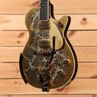 Pre-owned Gretsch G6134TG Limited Edition Paisley Penguin semi-hollow electric guitar gold paisley with dual humbuckers