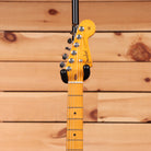 Fender American Ultra Luxe 50s Stratocaster electric guitar White Blonde with maple neck