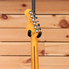 Fender American Ultra Luxe 50s Stratocaster electric guitar White Blonde with vintage-style tuning machines