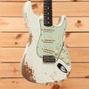 Fender Custom Shop 1960 Stratocaster Heavy Relic - Aged Olympic White