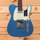 Fender American Ultra Luxe Vintage 60s Telecaster electric guitar Lake Placid Blue with single-coil pickup