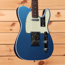 Fender American Ultra Luxe Vintage 60s Telecaster electric guitar Lake Placid Blue cream pickguard