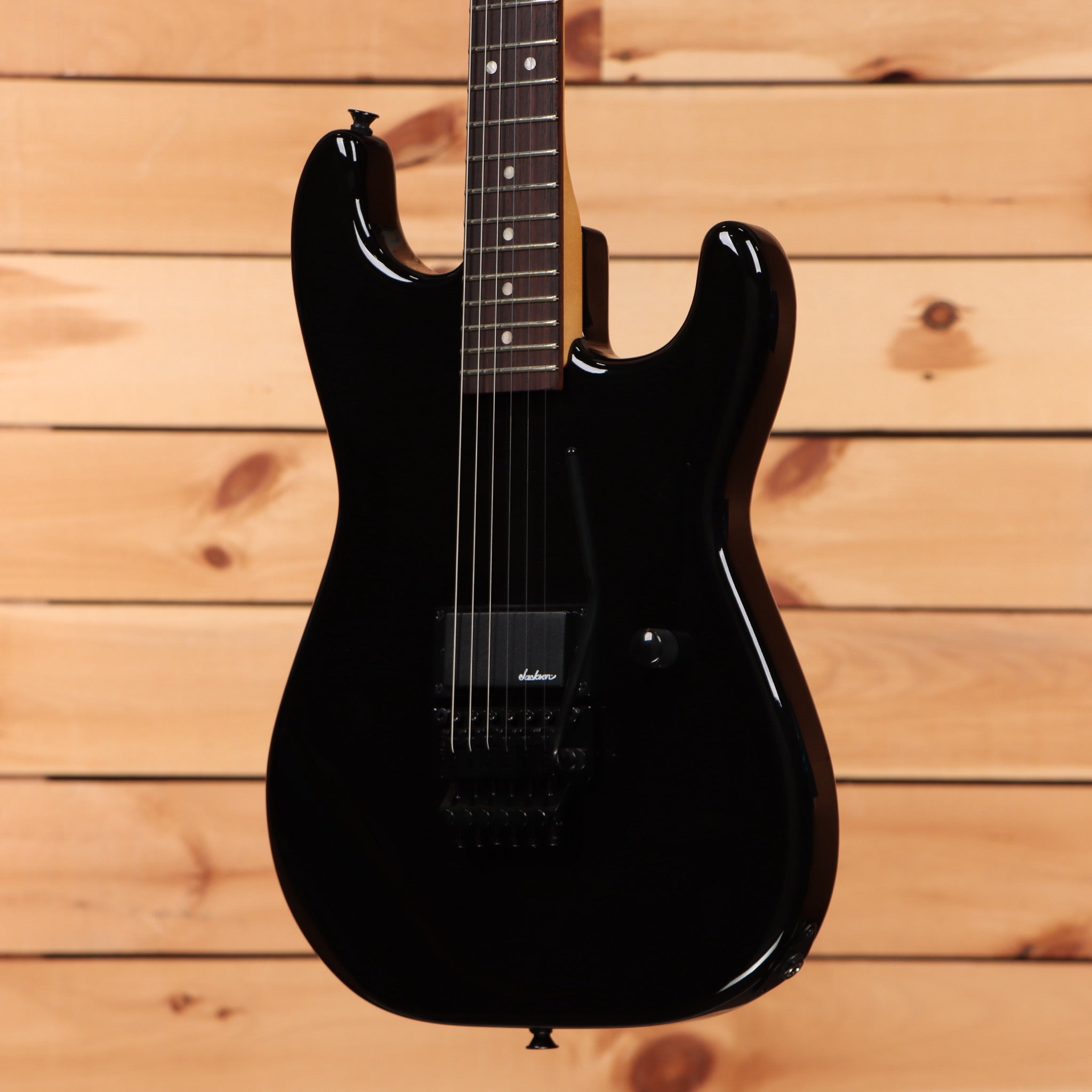 Jackson Pro Origins 1985 Sandimas SD1A-H electric guitar black with rosewood fretboard