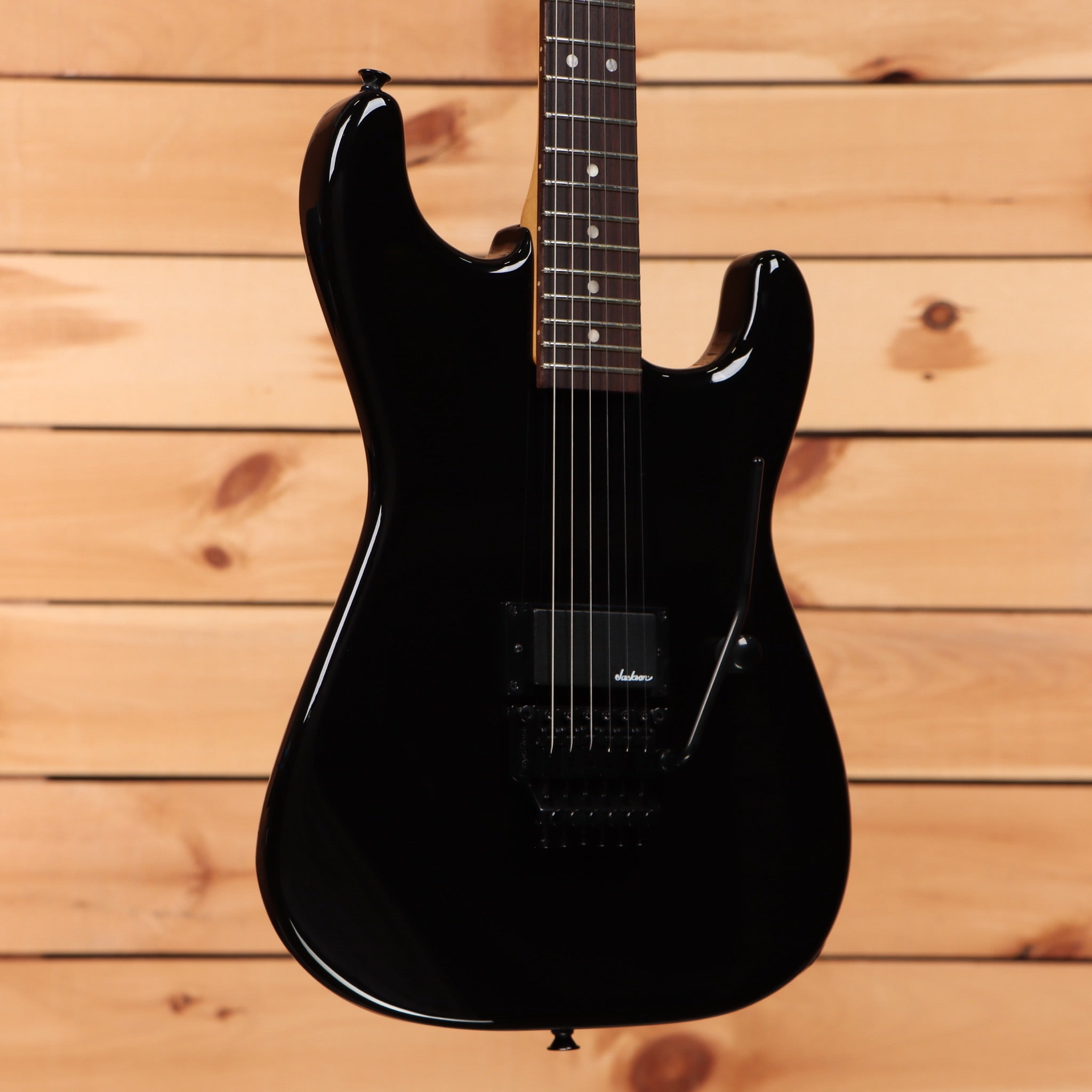 Jackson Pro Origins 1985 Sandimas SD1A-H electric guitar black finish rosewood fretboard