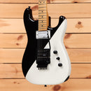 Jackson LTD Pro Origins 1985 Sandimas SD1 electric guitar Two-Face finish with humbucker pickups and Floyd Rose tremolo