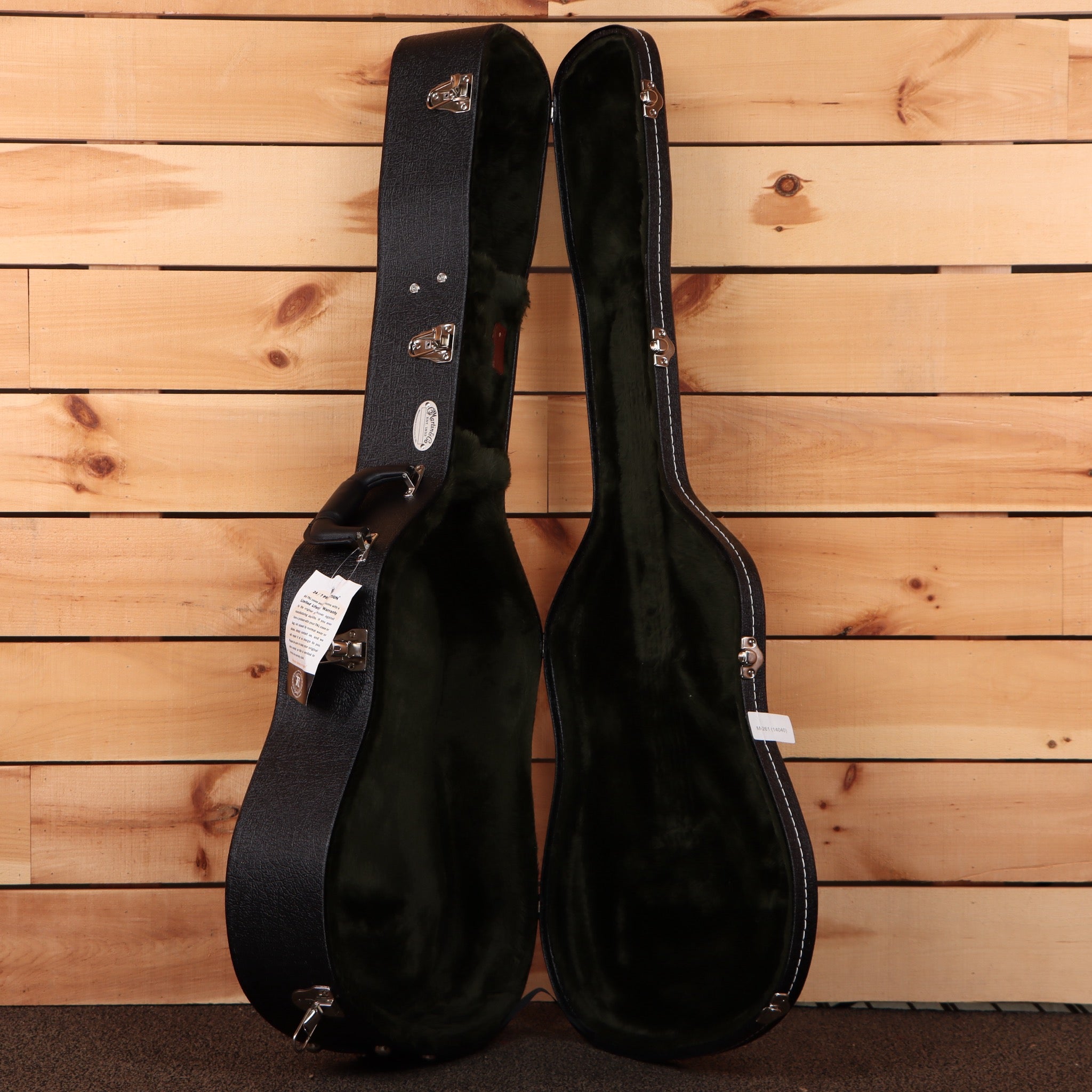 Martin D-18 dreadnought acoustic guitar Aging Toner with black case and chrome hardware