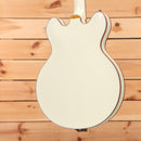 Gretsch Ltd Falcon Center Block Doublecut semi-hollow electric guitar Vintage White with Bigsby tremolo