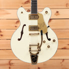 Gretsch Ltd Falcon Center Block Doublecut semi-hollow electric guitar Vintage White with Bigsby tremolo and gold hardware