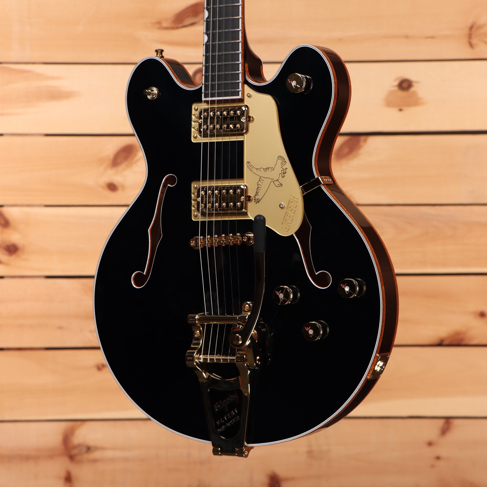 Gretsch Ltd Falcon Center Block Doublecut semi-hollow electric guitar Midnight Sapphire with Bigsby tremolo and gold hardware