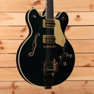 Gretsch Broadkaster LX Center Block semi-hollow electric guitar black with Bigsby tremolo and gold hardware