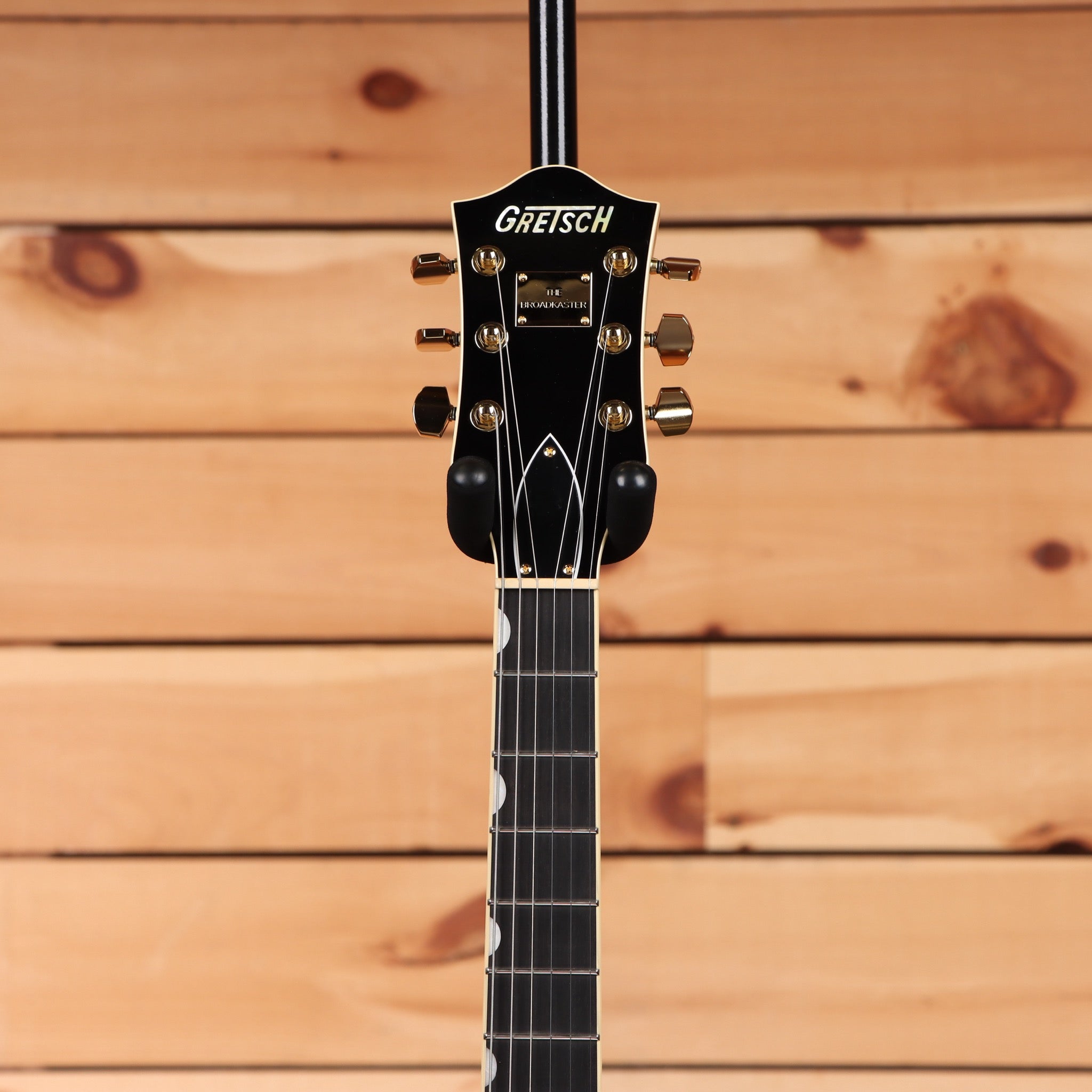 Gretsch Broadkaster LX Center Block semi-hollow electric guitar Cadillac Green with Bigsby tremolo bridge