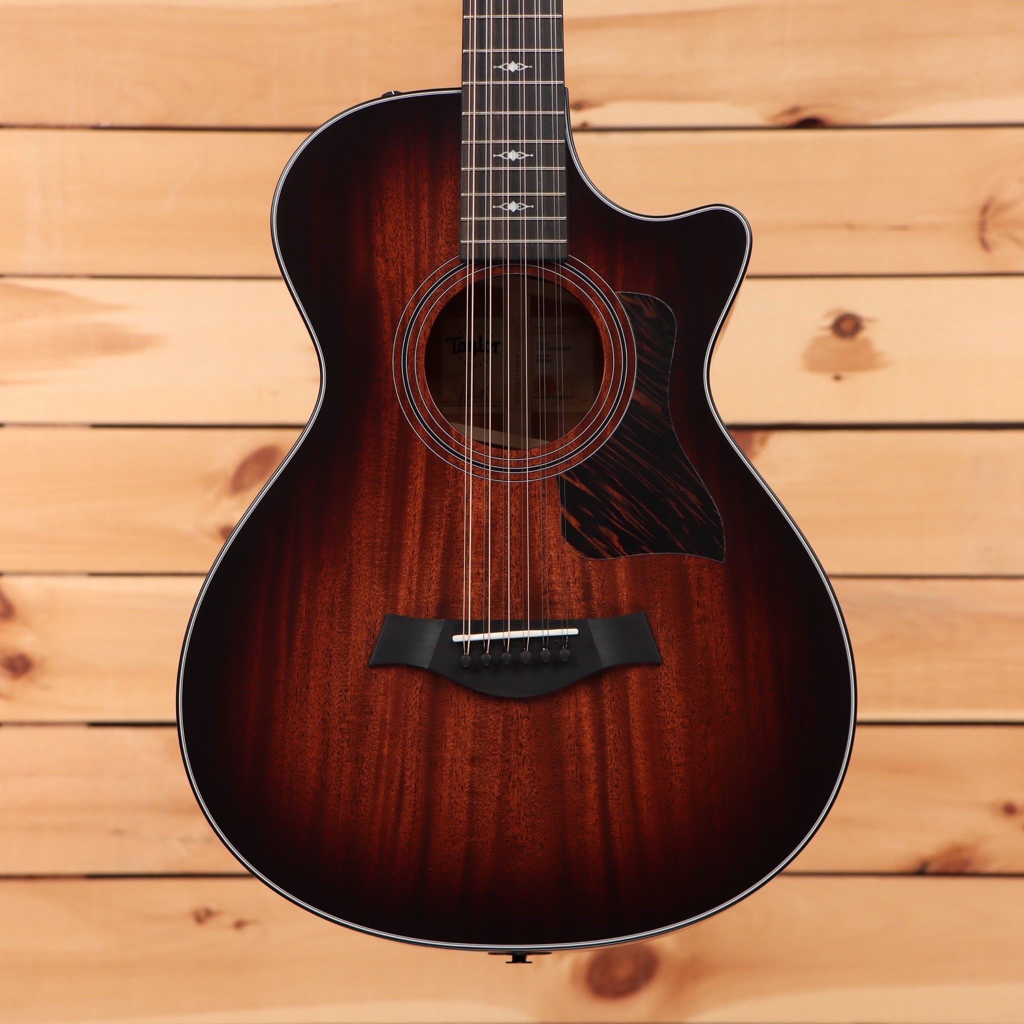 Taylor 362ce Grand Concert acoustic-electric guitar Shaded Edgeburst with venetian cutaway