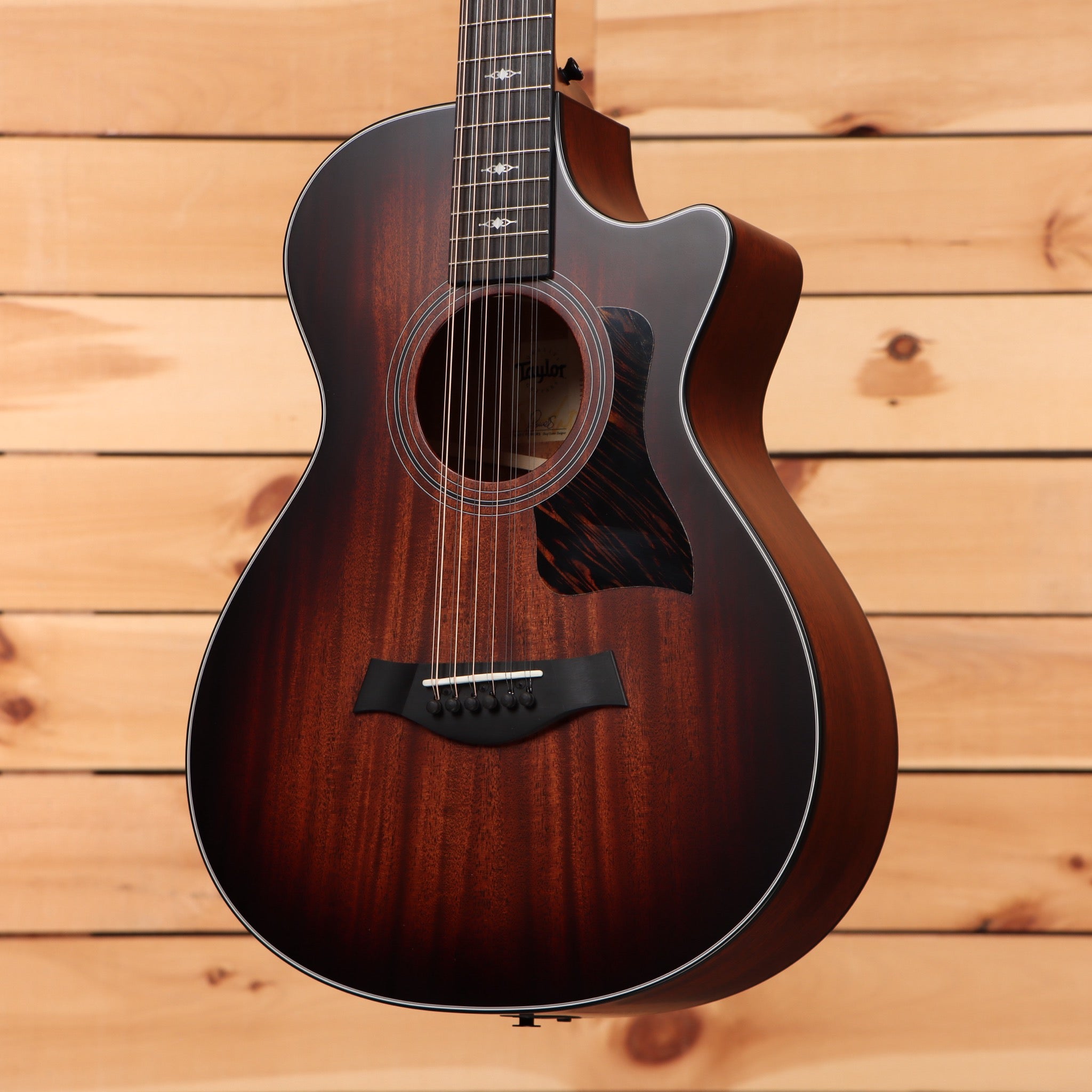 Taylor 362ce Grand Concert acoustic-electric guitar Shaded Edgeburst with venetian cutaway