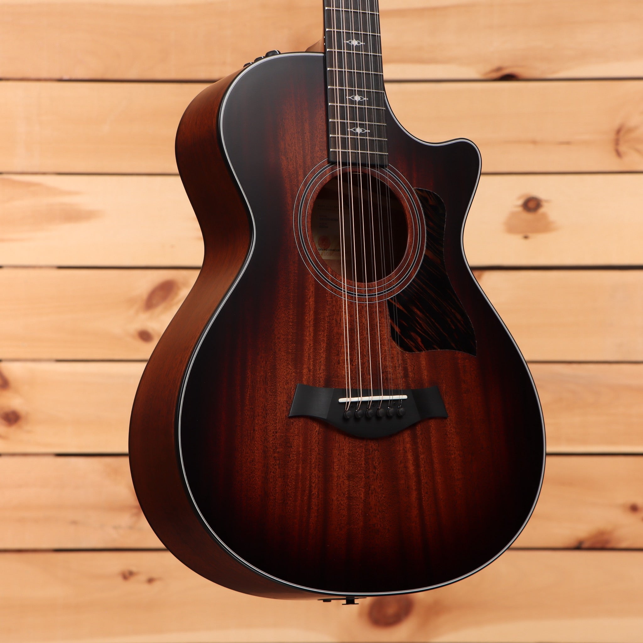 Taylor 362ce Grand Concert acoustic-electric guitar Shaded Edgeburst finish with venetian cutaway