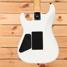 Jackson Pro Origins 1985 San Dimas SD1 electric guitar Snow White with dual humbucker pickups