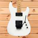 Jackson Pro Origins 1985 San Dimas SD1 HH electric guitar Snow White with dual humbuckers and Floyd Rose tremolo