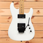 Jackson Pro Origins 1985 San Dimas SD1 HH electric guitar Snow White with dual humbuckers and Floyd Rose tremolo