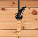 Jackson Pro Origins 1985 San Dimas SD1 electric guitar Snow White with dual humbuckers and maple neck