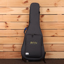 Martin 00010e Road Series pre-owned acoustic guitar gig bag black with gold logo