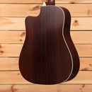 Martin DCPA4-R dreadnought acoustic-electric guitar Natural with rosewood back cutaway and white binding