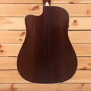 Martin DCPA4-R dreadnought acoustic-electric guitar natural finish with rosewood back cutaway and white binding