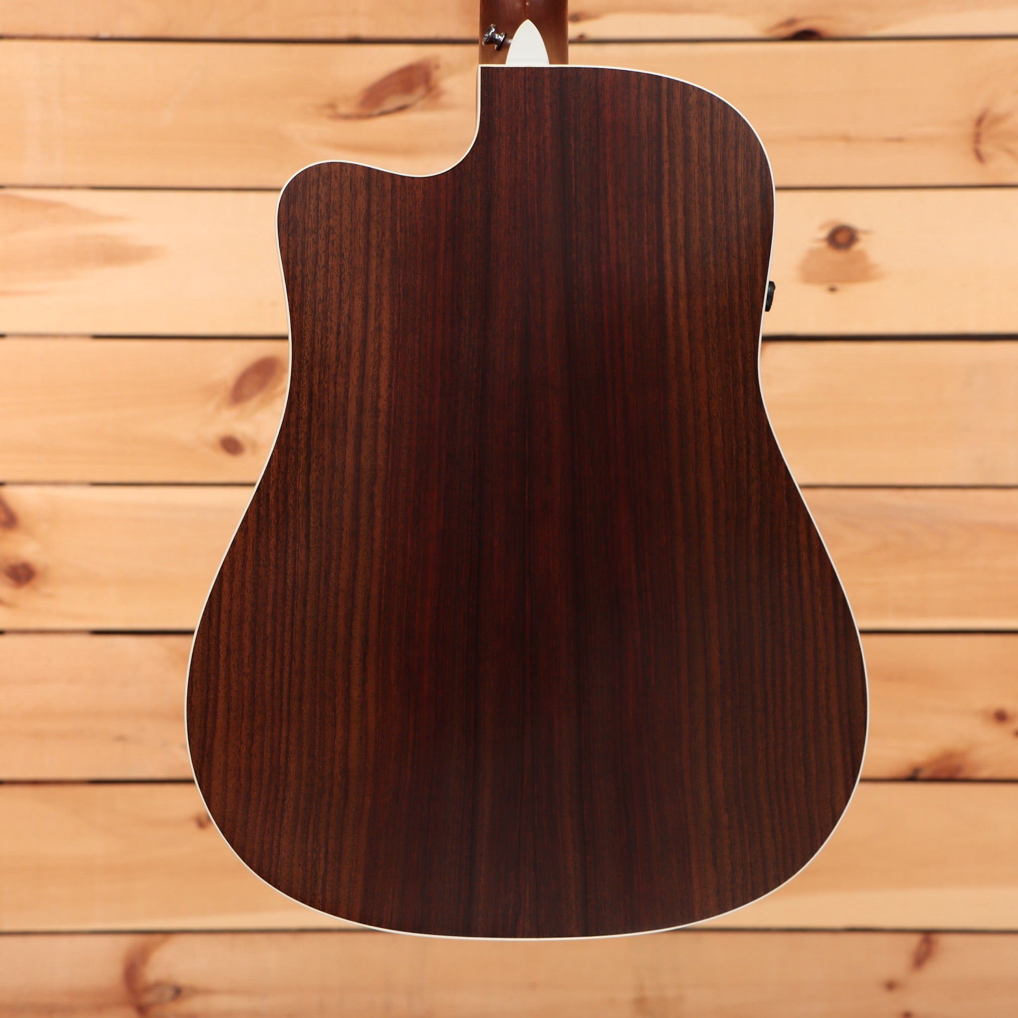 Martin DCPA4-R dreadnought acoustic-electric guitar natural finish with rosewood back cutaway and white binding