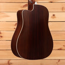 Martin DCPA4-R dreadnought acoustic-electric guitar Natural with rosewood back and sides with white binding