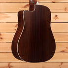 Martin DCPA4-R dreadnought acoustic-electric guitar Natural with rosewood back and sides with white binding