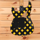 Charvel Superstock San Dimas Style 1 H FR electric guitar Diamond Life finish with yellow diamond inlays
