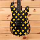 Charvel Superstock San Dimas Style 1 H FR electric guitar Diamond Life finish with black hardtail bridge