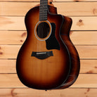 Taylor 214cek-sb acoustic-electric guitar Shaded Edgeburst with venetian cutaway and black pickguard