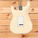 Fender Limited Player II Stratocaster electric guitar Olympic White with single-coil pickups and maple neck