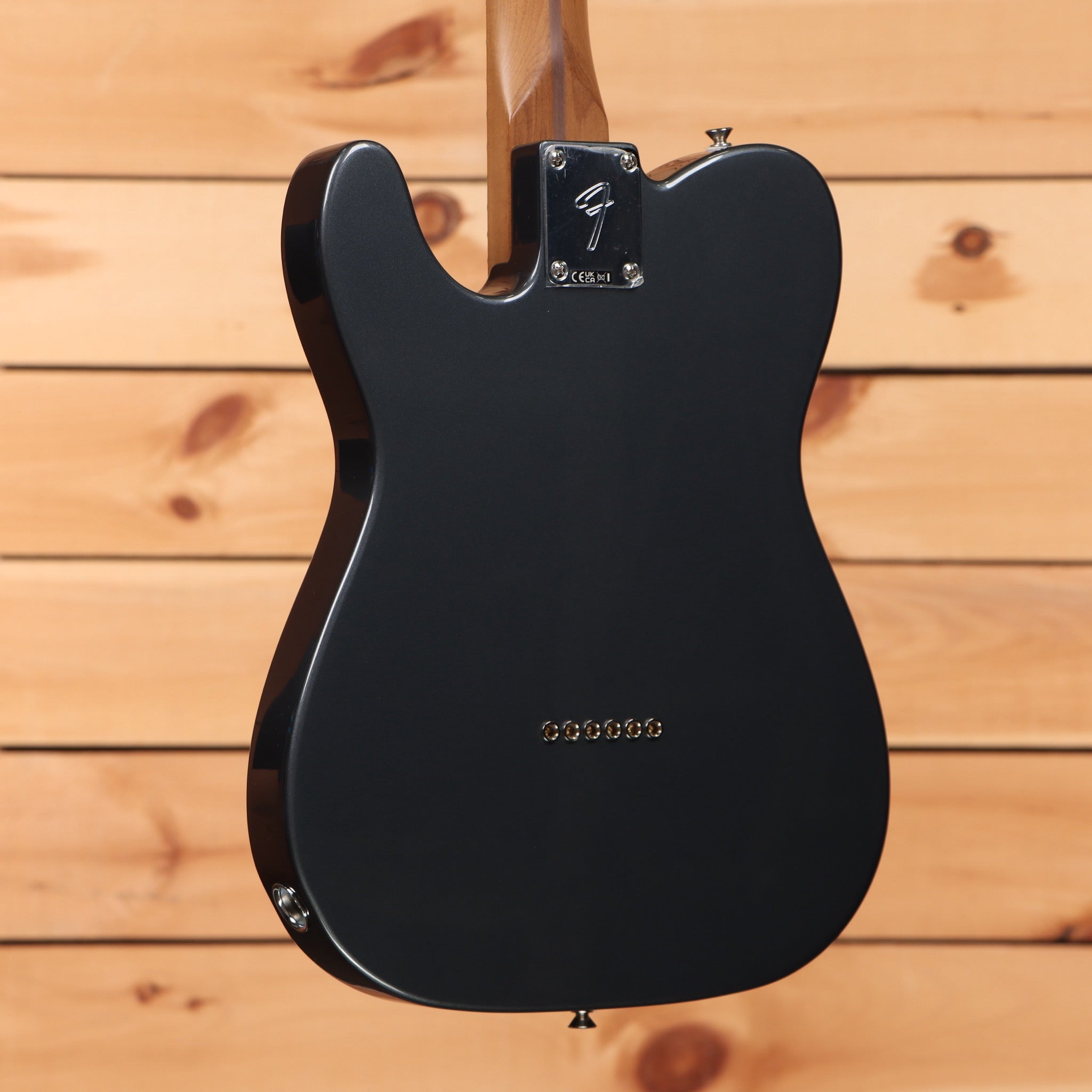 Fender Limited Player II Telecaster electric guitar Roasted Charcoal Frost Metallic with single-coil pickups