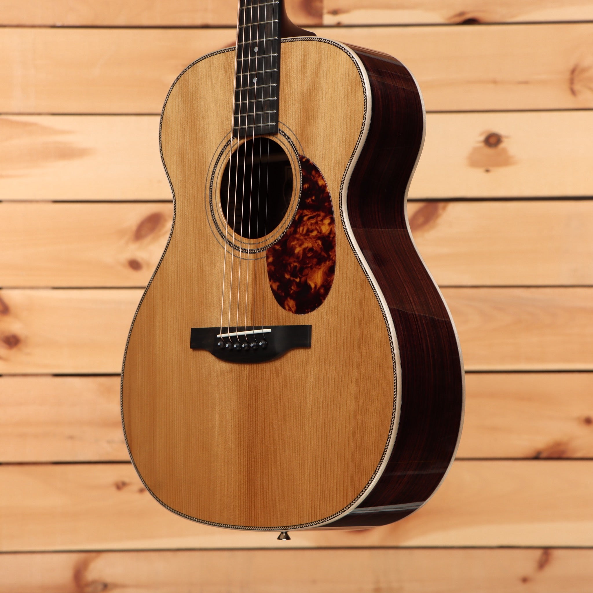 Boucher SG51V dreadnought acoustic guitar natural finish with tortoiseshell pickguard