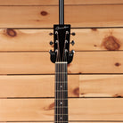 Boucher SG51V acoustic guitar natural finish with black headstock and rosewood fretboard