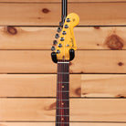 Fender American Ultra Luxe Vintage 60s Stratocaster HSS electric guitar Fiesta Red with yellow headstock