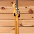 Fender American Ultra Luxe Vintage 60s Stratocaster HSS electric guitar with maple neck and black headstock detail
