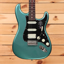 Fender American Professional Classic Stratocaster HSS electric guitar Faded Sherwood Green Metallic with black pickguard
