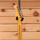 Fender American Professional Classic Stratocaster electric guitar Faded Lake Placid Blue with single-coil pickups and maple neck
