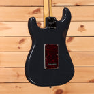 Fender American Professional Stratocaster electric guitar Classic Faded Black with tortoiseshell pickguard and single-coil pickups