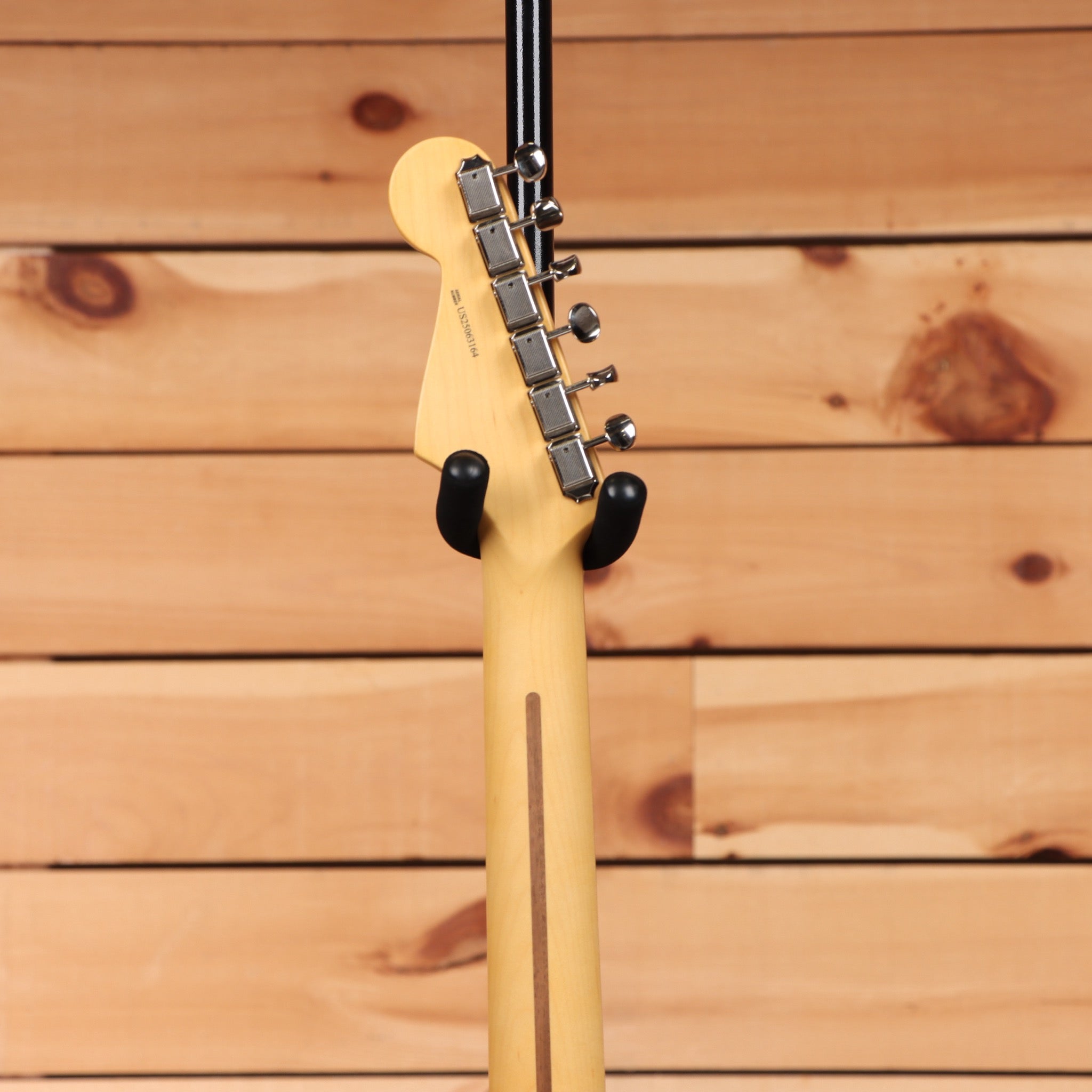 Fender American Professional Stratocaster electric guitar classic faded black with maple neck